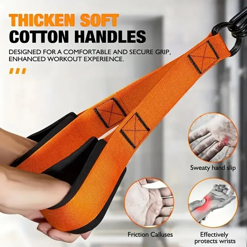 Heavy-Duty Adjustable Resistance Training Equipment, Fitness Equipment, Workout Straps and 225 Lbs Resistance Band for Full-Body Strength Training (Arms, Back, Core and Shoulders), Home and Gym Workout #GLOBAL PICKS