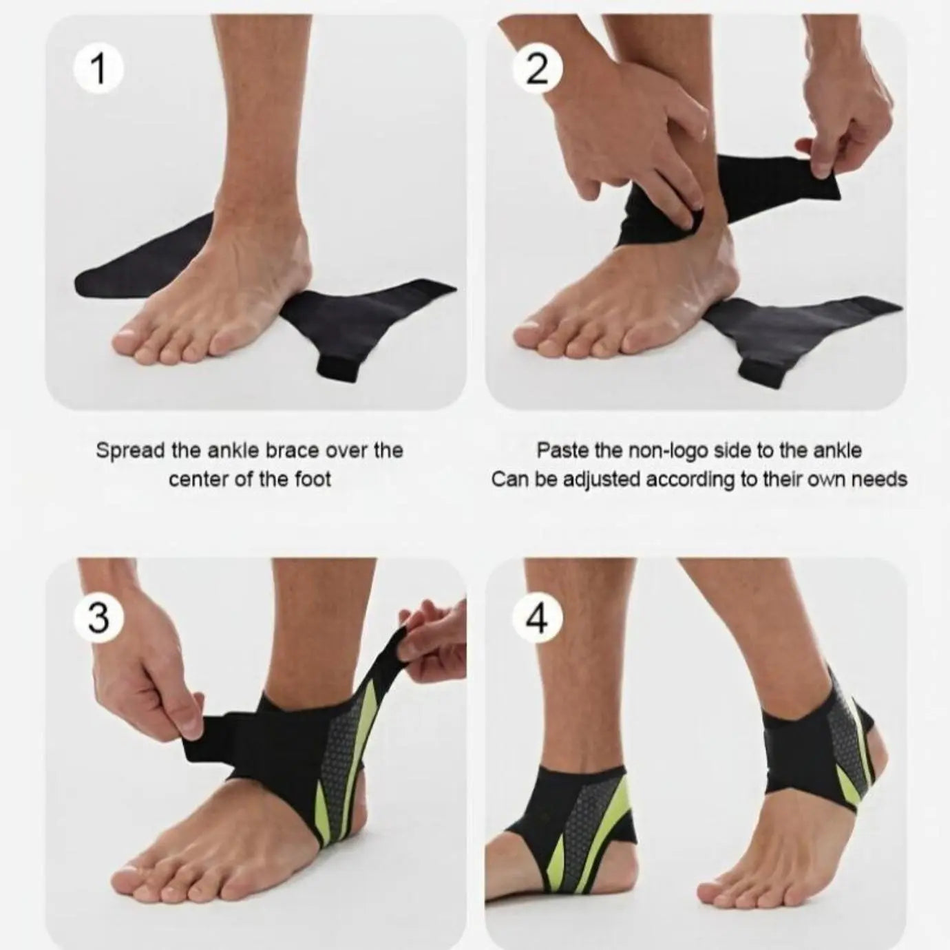 A Special Gift: a Breathable Ankle Support Strap, Ankle Brace, or Sports Ankle Support Strap, Suitable for Sports, Fitness, Running, Rock Climbing, Cycling, Tennis, Healthcare, and Other Occasions. (Springstatements)